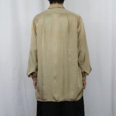 画像3: 40's Goodura サテンシャツ (3)
