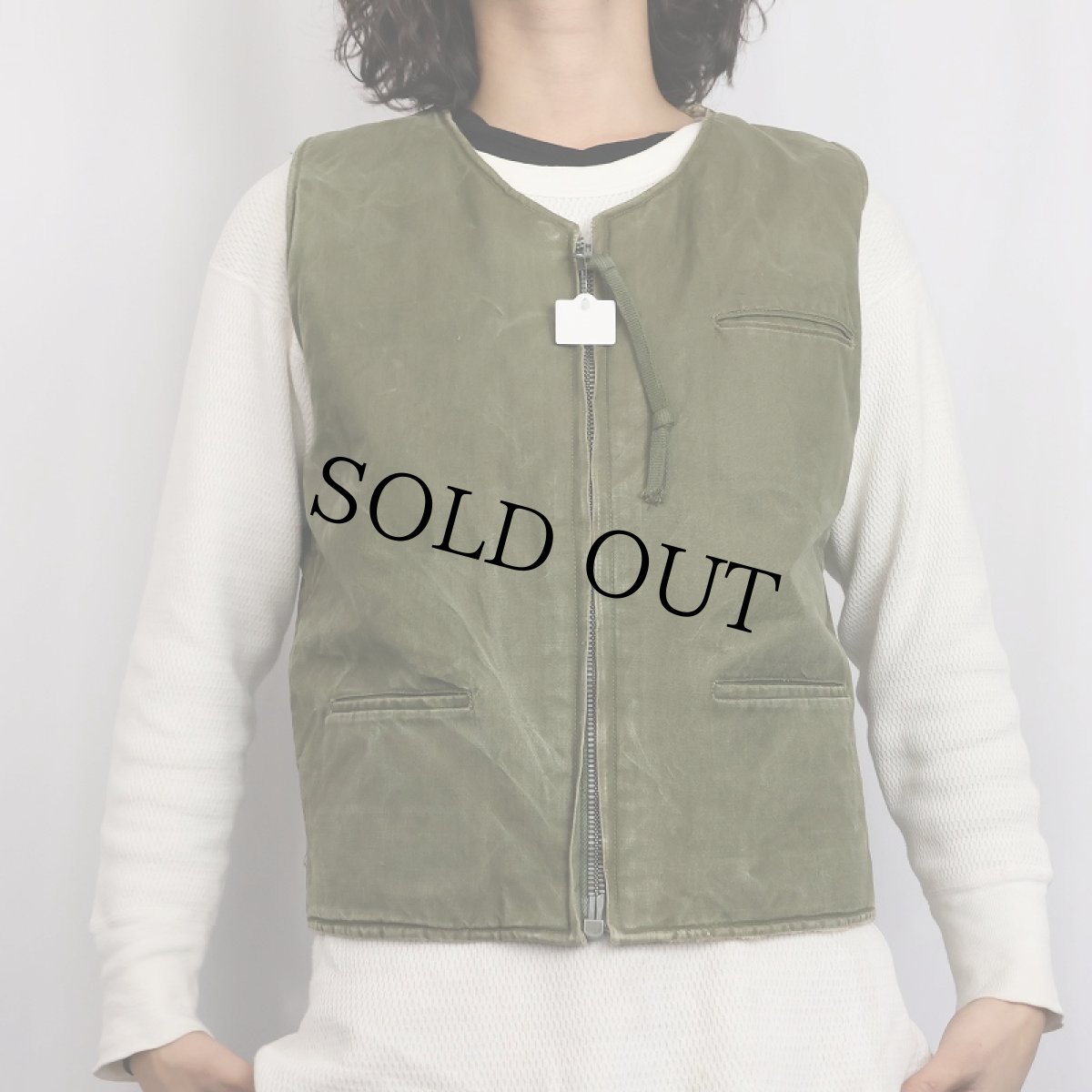 画像2: 50's U.S.MILITARY CIVILIAN デッキベスト (2)