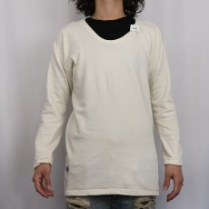 画像3: 東ドイツ軍 Uネック インサイドアウト アンダーシャツ (3)