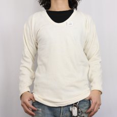 画像3: 東ドイツ軍 Uネック インサイドアウト アンダーシャツ (3)