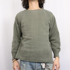 画像3: 70's FRENCH MILITARY インサイドアウト 無地スウェット (3)