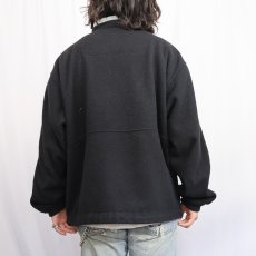 画像3: 90's GAP "GP TECH" フリースジップジャケット BLACK L (3)