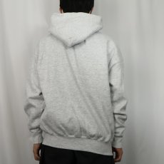 画像3: 90's DISCUS USA製 "JUNIATA VALLEY ATHLETIC STAFF" プリントスウェットフーディー (3)