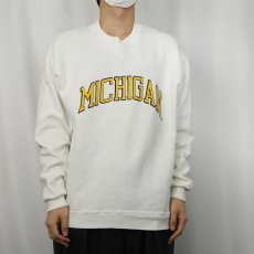画像2: 80's RUSSELL ATHLETIC USA製 "MICHIGAN" プリントスウェット XL (2)