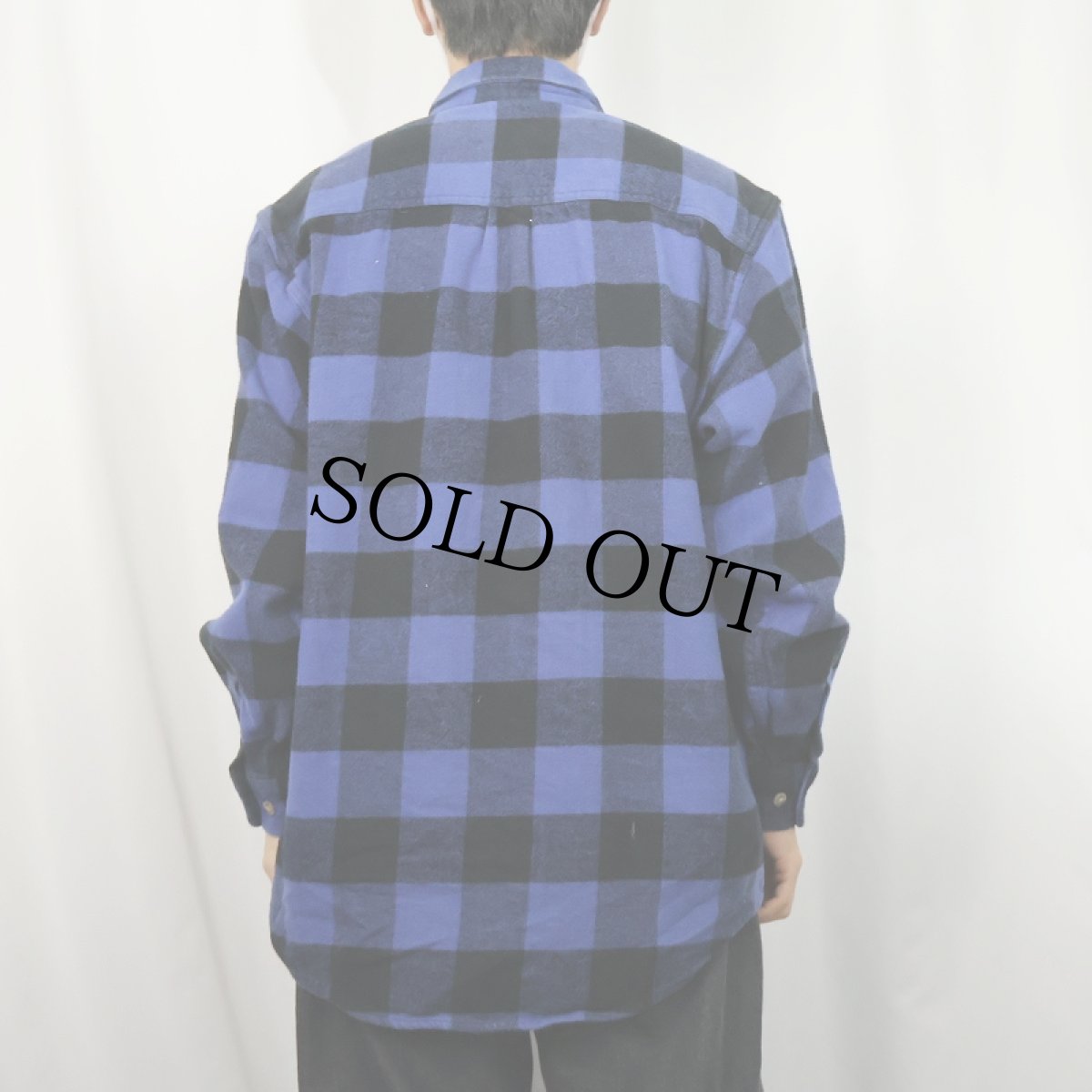 画像3: 90〜2000's FIELD&STREAM バッファローチェック柄 ヘビーネルシャツ L (3)