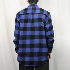 画像3: 90〜2000's FIELD&STREAM バッファローチェック柄 ヘビーネルシャツ L (3)