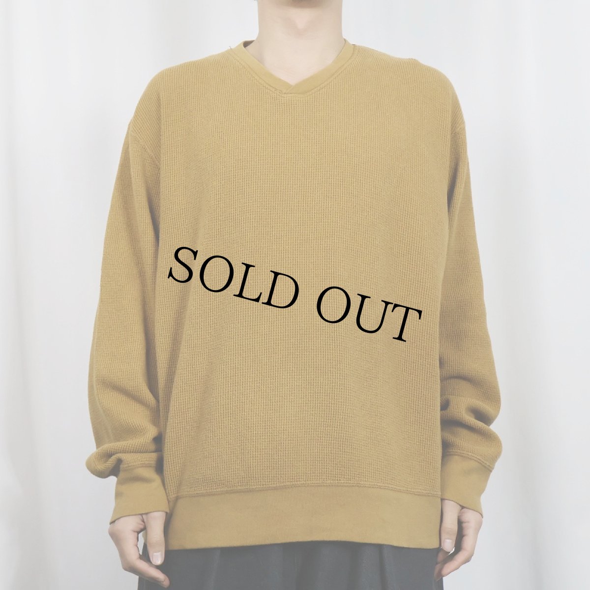 画像2: GAP Vネック サーマルロンT M (2)