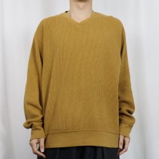 画像2: GAP Vネック サーマルロンT M (2)