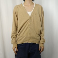 画像2: 70〜80's Pringle SCOTLAND製 カシミアニットカーディガン SIZE42 (2)