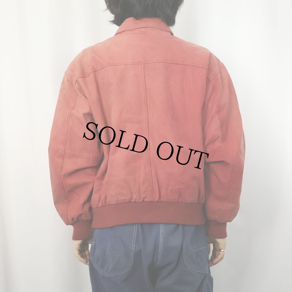 画像3: PARIS SPORT CLUB "A-2 TYPE" レザージャケット L  (3)