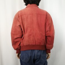 画像3: PARIS SPORT CLUB "A-2 TYPE" レザージャケット L  (3)