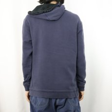 画像3: Eddie Bauer 無地スウェットフーディー NAVY S (3)