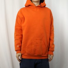 画像3: 90's AMERICA'S FINEST USA製 "ie" ダブルフェイス プリントスウェットフーディー L (3)