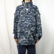 画像2: 2000's U.S.NAVY NWU Type I デジタルカモ GORE-TEX パーカー MEDIUM-LONG (2)