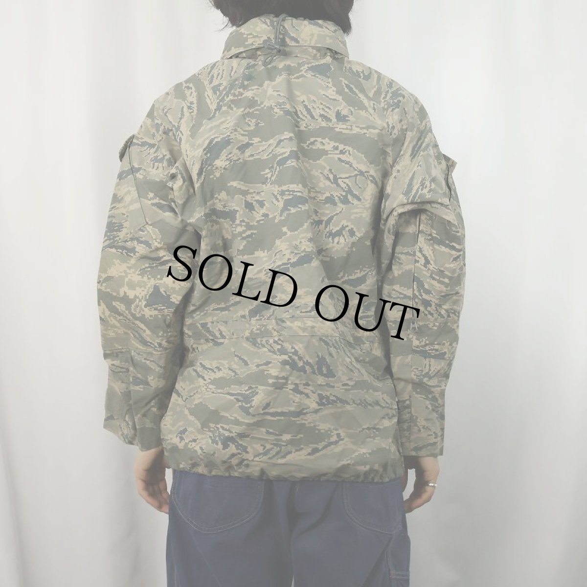 画像3: 2000's U.S.AIR FORCE APECS ABU デジタルタイガーカモ GORE-TEX パーカー SMALL-SHORT (3)