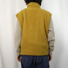 画像3: 90's EMS "POLARTEC" ロゴ刺繡 フリースベスト L (3)