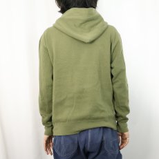 画像4: 90's USMC プリント スウェットジップパーカー (4)