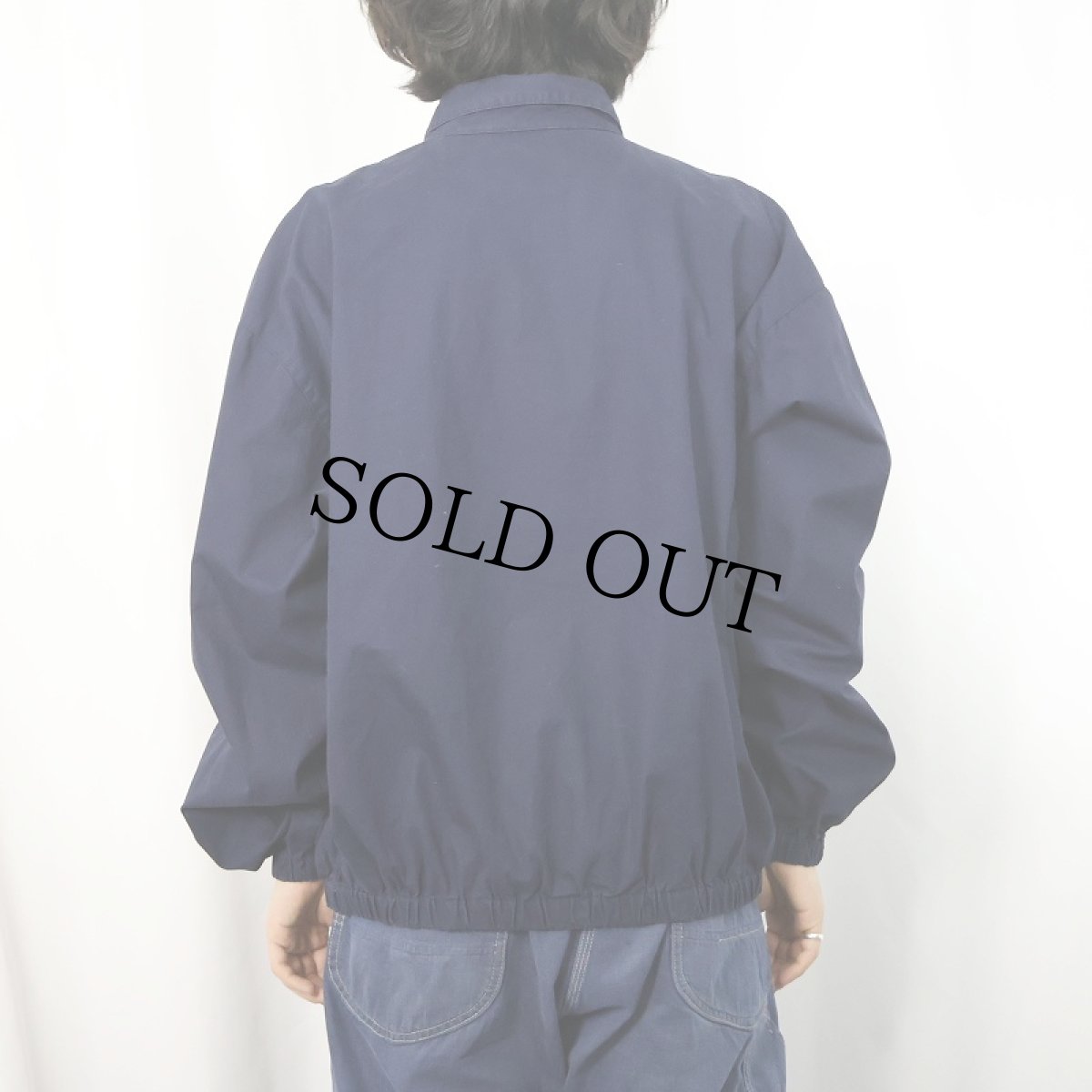 画像3: POLO Ralph Lauren ワッペン付き コットンスイングトップ NAVY XL (3)