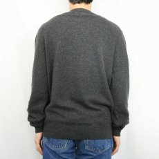 画像3: Allen Solly Vネック カシミアニットセーター CHARCOALGRAY (3)