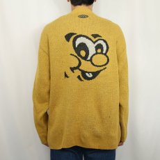 画像4: 90's〜 DDP "Eggman" キャラクター ジャガード ユーロスキーニットセーター (4)