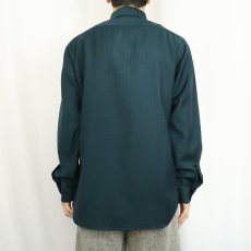 画像3: 70's PENDLETON USA製 "Country Traditionals" ヘリンボーン織り ウールボタンダウンシャツ M (3)
