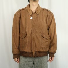 画像2: 90's G-III "A-2 TYPE"  レザーフライトジャケット  (2)