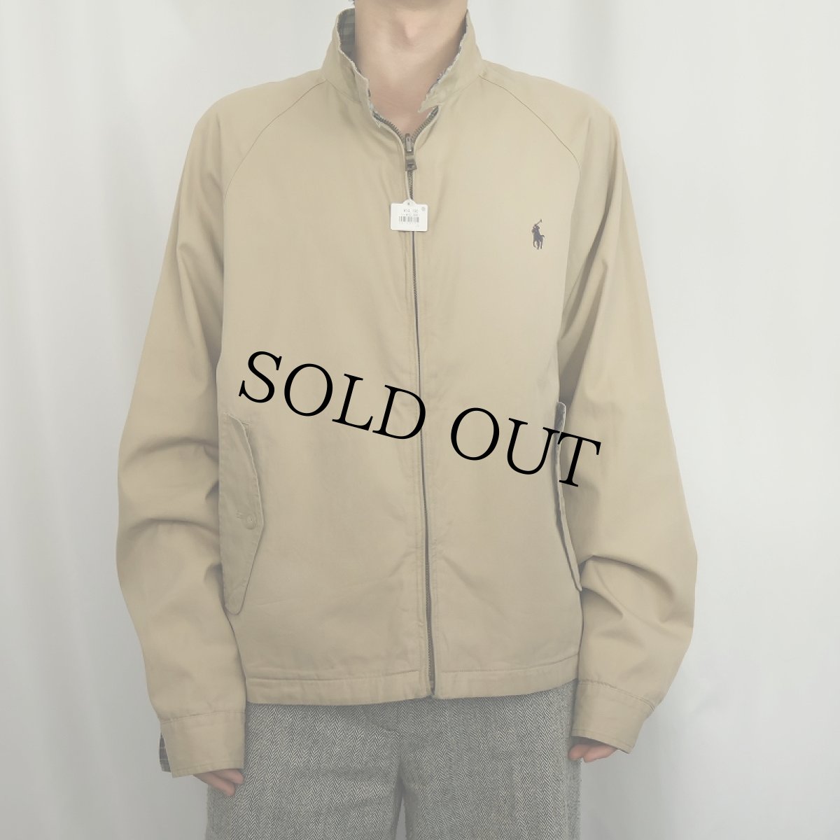 画像3: POLO Ralph Lauren "G-9 TYPE" リバーシブル コットンスイングトップ L (3)