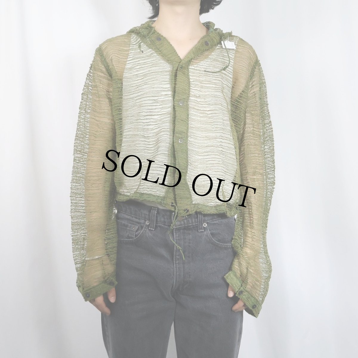 画像2: 80's U.S.ARMY モスキートパーカー SMALL (2)