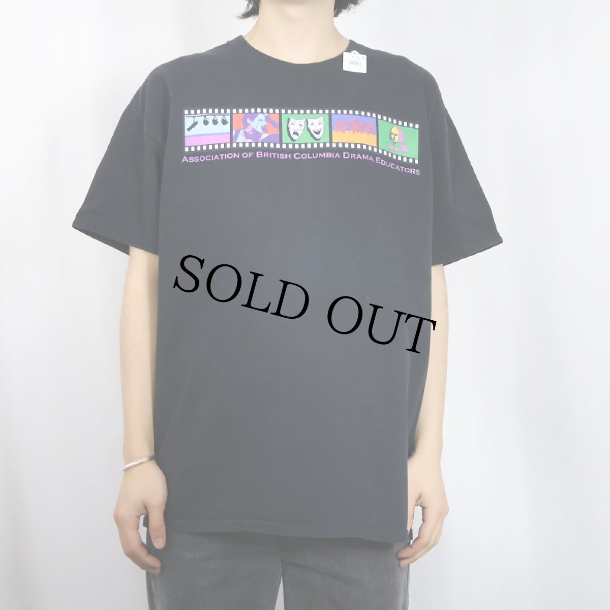 画像2: Association of BC Drama Educators 演劇教育組織 プリントTシャツ BLACK L (2)