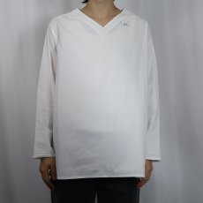 画像2: 80's ロシア軍 Vネック スリーピングシャツ (2)