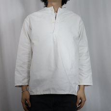 画像2: 80's ロシア軍 ヘンリーネック スリーピングシャツ (2)