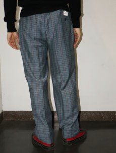 画像2: 70's チェック柄 2タックスラックス W36 (2)