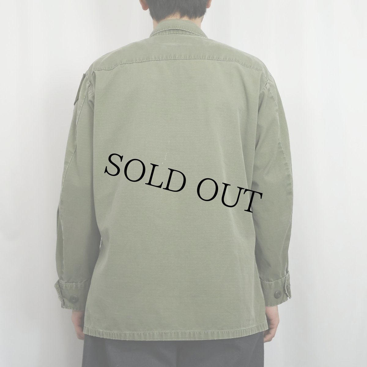 画像3: 60's U.S.ARMY ジャングルファティーグジャケット 5th MEDIUM-SHORT (3)