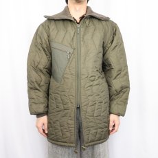 画像2: 90's German Military キルティングライナージャケット (2)