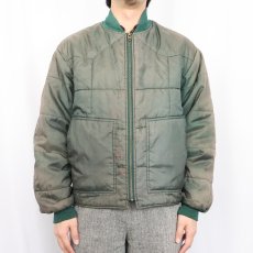 画像2: 90's GAP キルティングジャケット S (2)