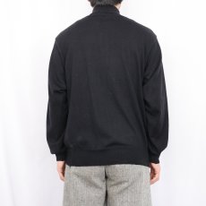 画像3: 90's〜 PENDLETON ITALY製 タートルネック ニットセーター BLACK M (3)
