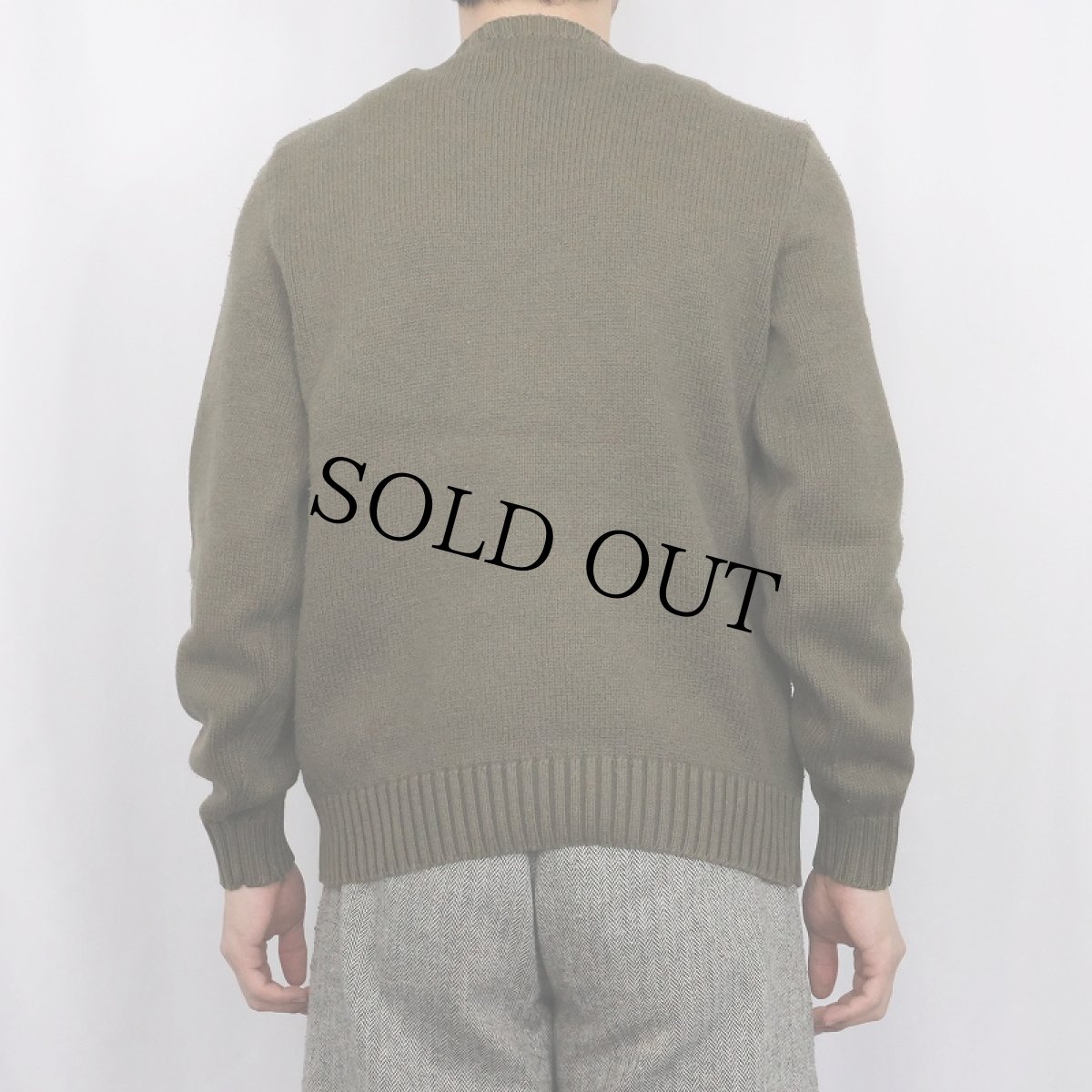 画像3: POLO Ralph Lauren ロゴ刺繍 コットンニットセーター M (3)