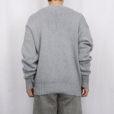 画像3: POLO Ralph Lauren ロゴ刺繍 コットンニットセーター M (3)