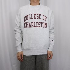 画像2: Champion REVERSE WEAVE "COLLEGE OF CHARLESTON" プリントスウェット M (2)
