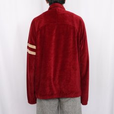 画像3: 90's Sprint Tall Man ハーフジップ ベロアプルオーバーシャツ (3)