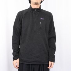 画像2: 2013AW Patagonia ハーフジップ ベターセーター BLACK L (2)