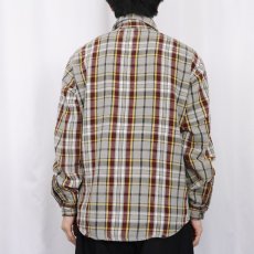 画像3: 〜80's チェック柄 ヘビーネルシャツ  (3)