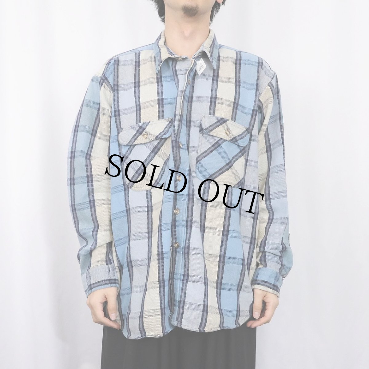 画像2: 80〜90's FIELD&STREAM チェック柄 ヘビーネルシャツ 2XL (2)