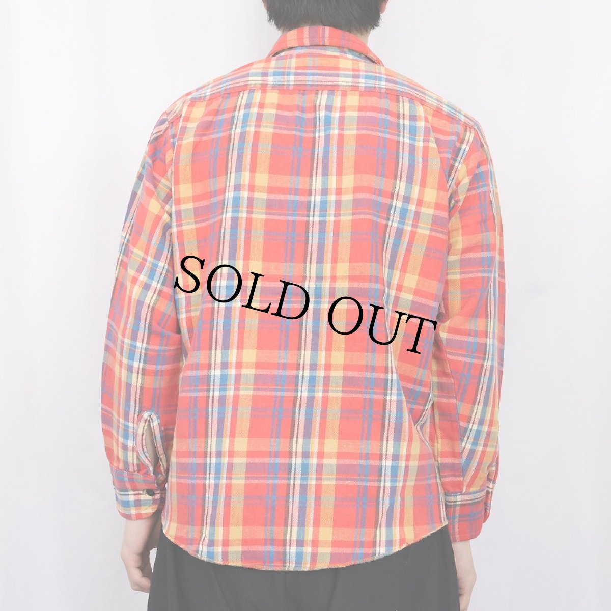 画像3: 〜80's チェック柄 ヘビーネルシャツ  (3)