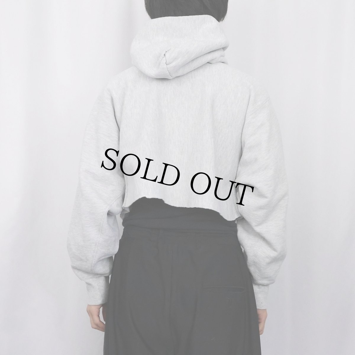 画像3: 80's Champion REVERSE WEAVE トリコタグ USA製 "UNLV" カットオフ プリントスウェットフーディー XXL (3)