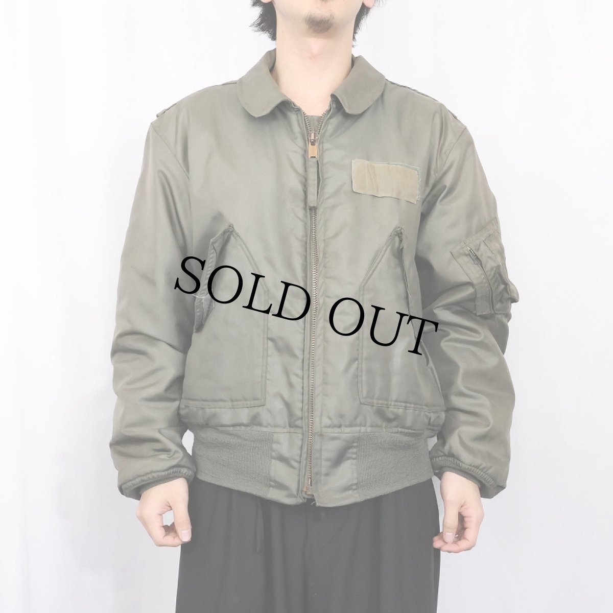 画像2: 70's U.S.AIR FORCE CWU-45/P "TYPE A" フライトジャケット (2)