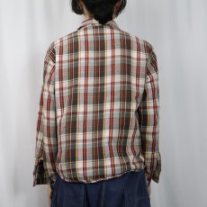 画像3: 70's Sears チェック柄 ヘビーネルシャツ (3)