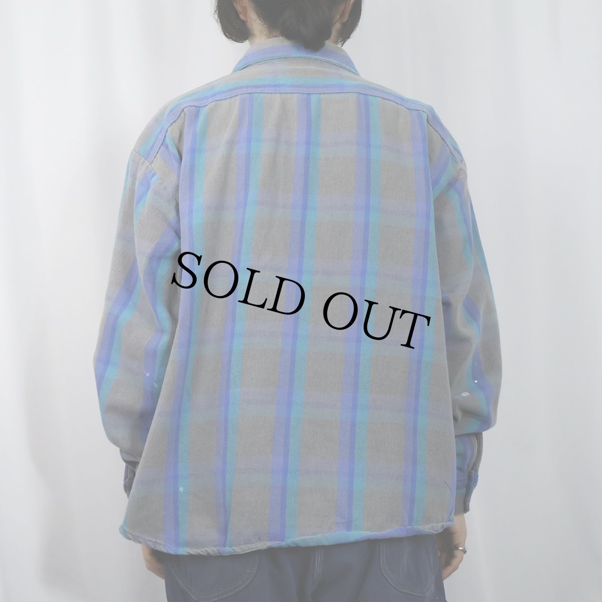 画像3: 70〜80's FIVER BROTHER USA製 チェック柄 ヘビーネルシャツ 2XL  (3)