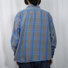 画像3: 70〜80's FIVER BROTHER USA製 チェック柄 ヘビーネルシャツ 2XL  (3)