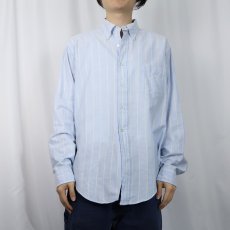 画像2: 60's Manhattan ストライプ柄 ボタンダウン オックスフォードシャツ (2)